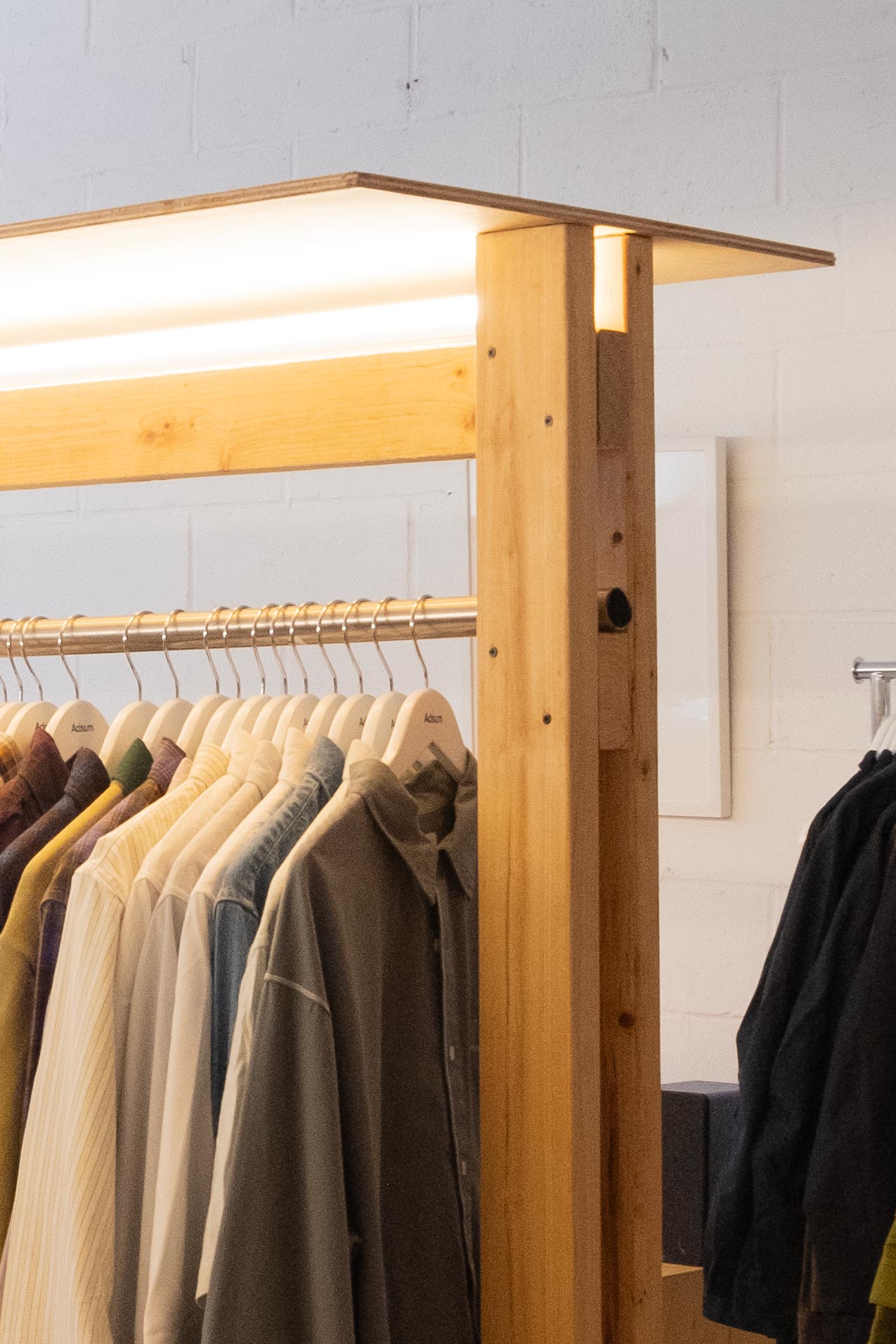 Adsum Sample Sale - Clothing Display